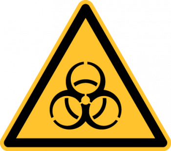 "Warnung vor Biogefährdung" - DIN EN ISO 7010, W009
