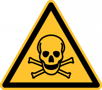 "Warnung vor giftigen Stoffen" - DIN EN ISO 7010, W016