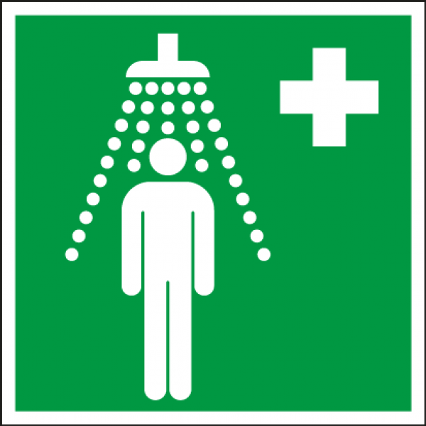 "Notdusche" - DIN EN ISO 7010, E012